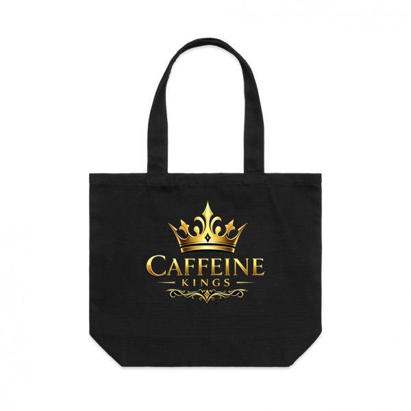 Caffeine Kings Shoulder Tote Bag Thumbnail