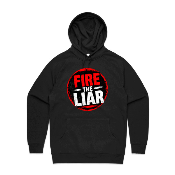 Fire the Liar Men's AsColour Supply Hoodie Thumbnail