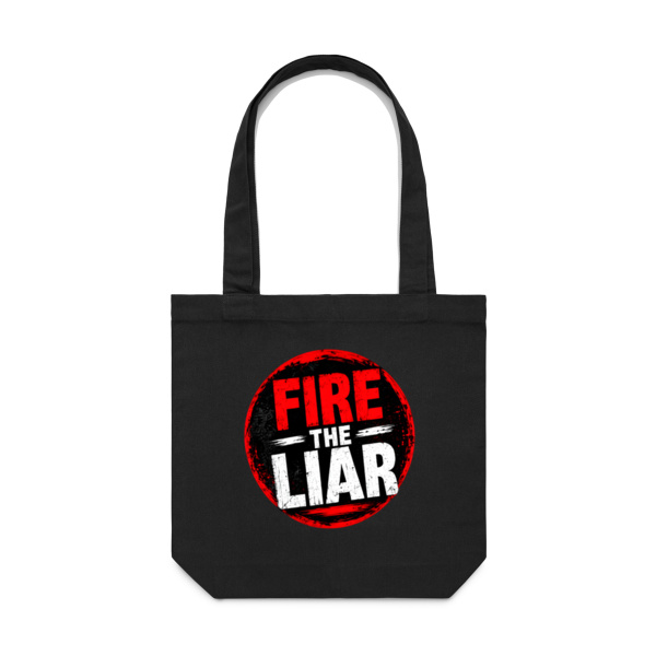 Fire the Liar AsColour Tote Bag Thumbnail